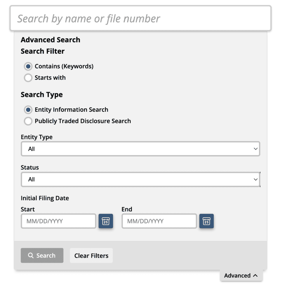 California LLC name search tool