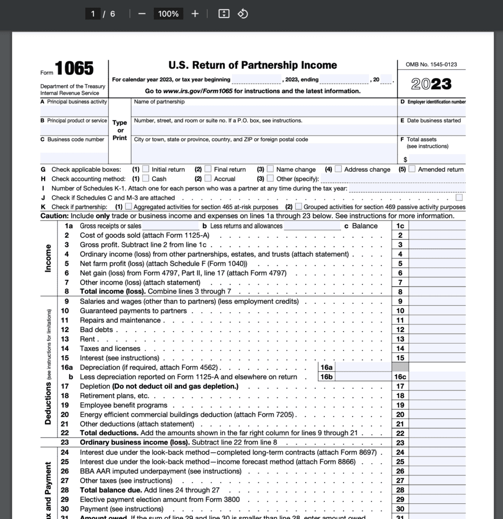 Form 1065